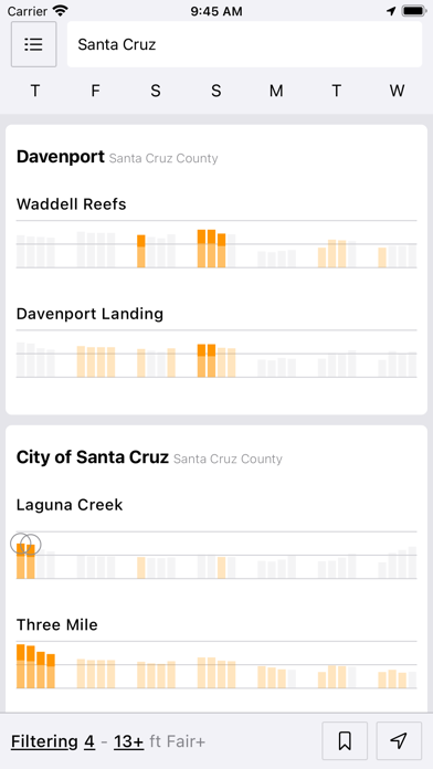 Spitcast Surf Report Screenshot 1 - AppWisp.com Spitcast Surf Report Screenshot 1 - AppWisp.com