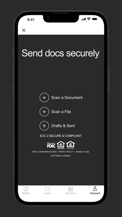 Sandy Spring Bank Home Loans Screenshot