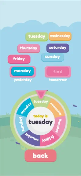 Game screenshot Days Of The Week for Kids apk