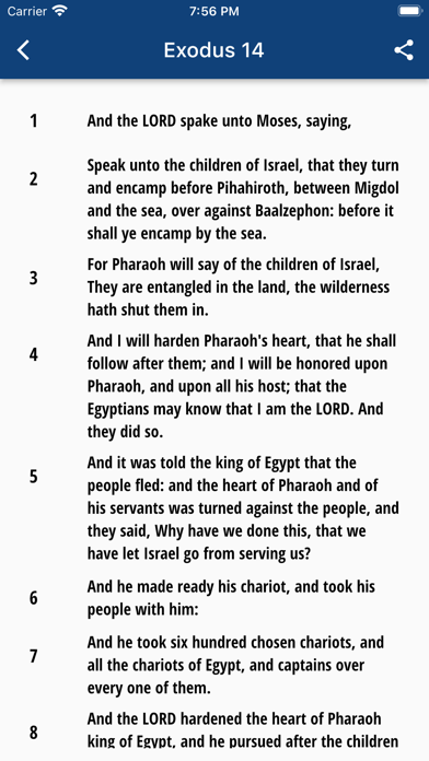 KJV Bible - Saddle Lights Screenshot