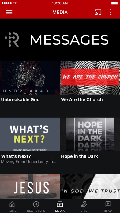 RED Church App Screenshot