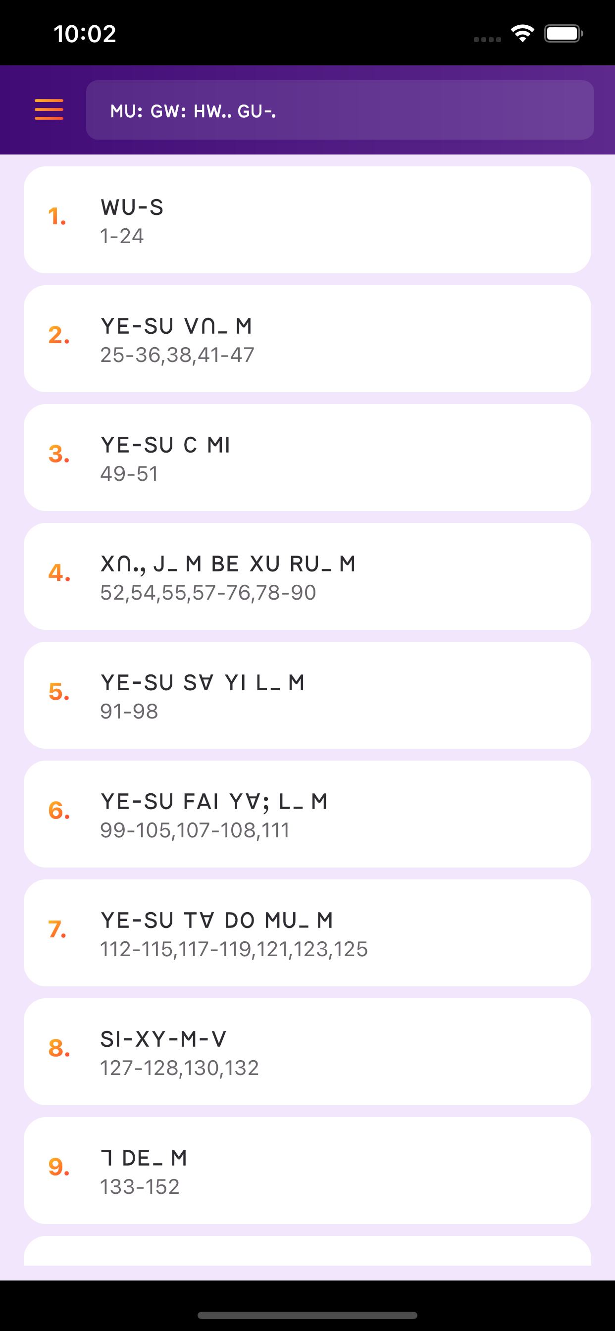 Lisu Hymnbook - LSG