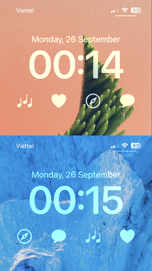 #1. App Launcher Lockscreen Widget (iOS) By: MAX COOL CO., LTD