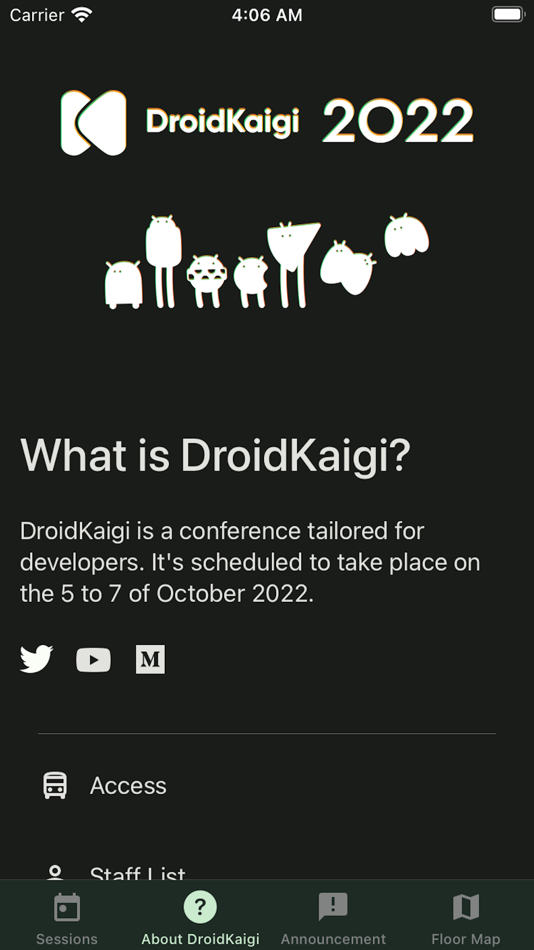 #3. DroidKaigi2022公式アプリ (iOS) 由: Ryoya Ito