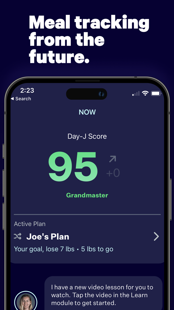 Day-J Modern Calorie Tracker