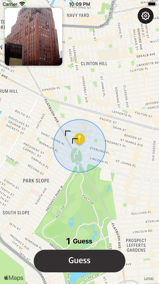#1. Landmarkle (iOS) 由: Michael Oltman