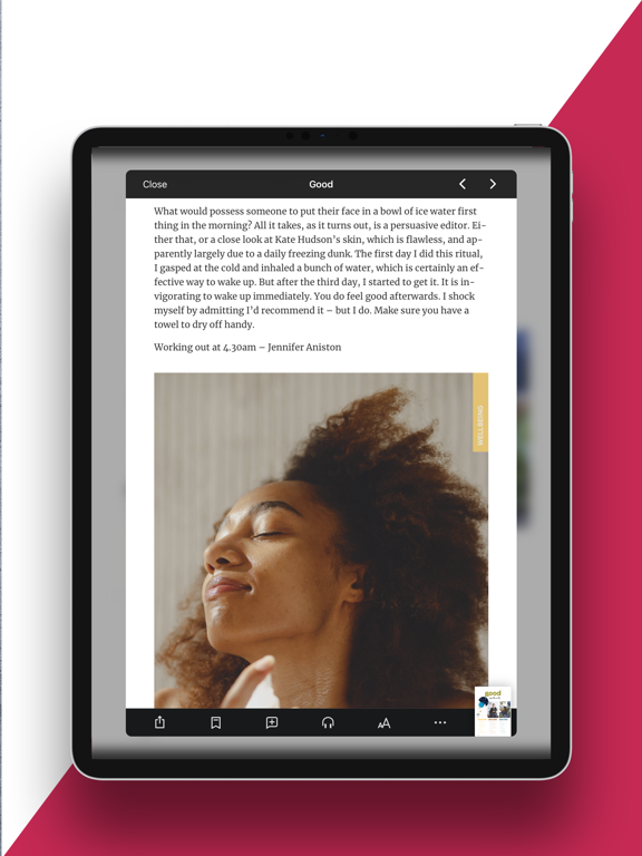 Good Magazine iPad screenshot 4 - Lifestyle app