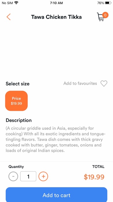 Heritage India Restaurant Screenshot