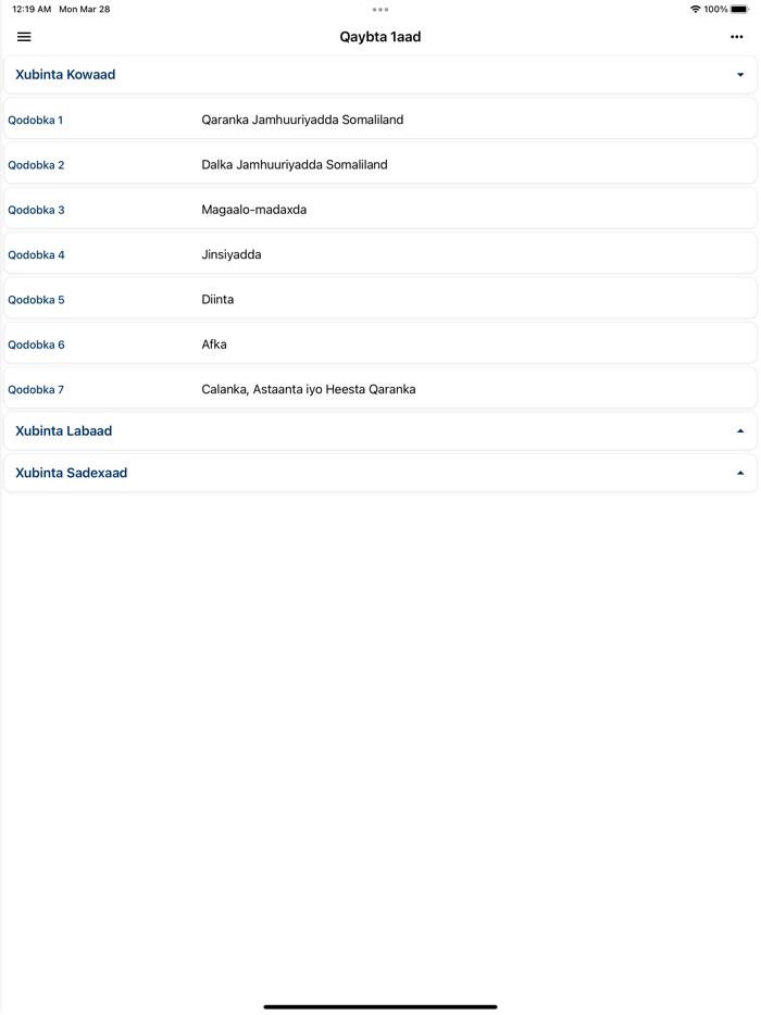 Dastuurka Somaliland