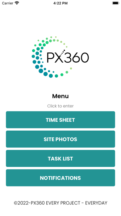 PX360 Labour Teams Screenshot