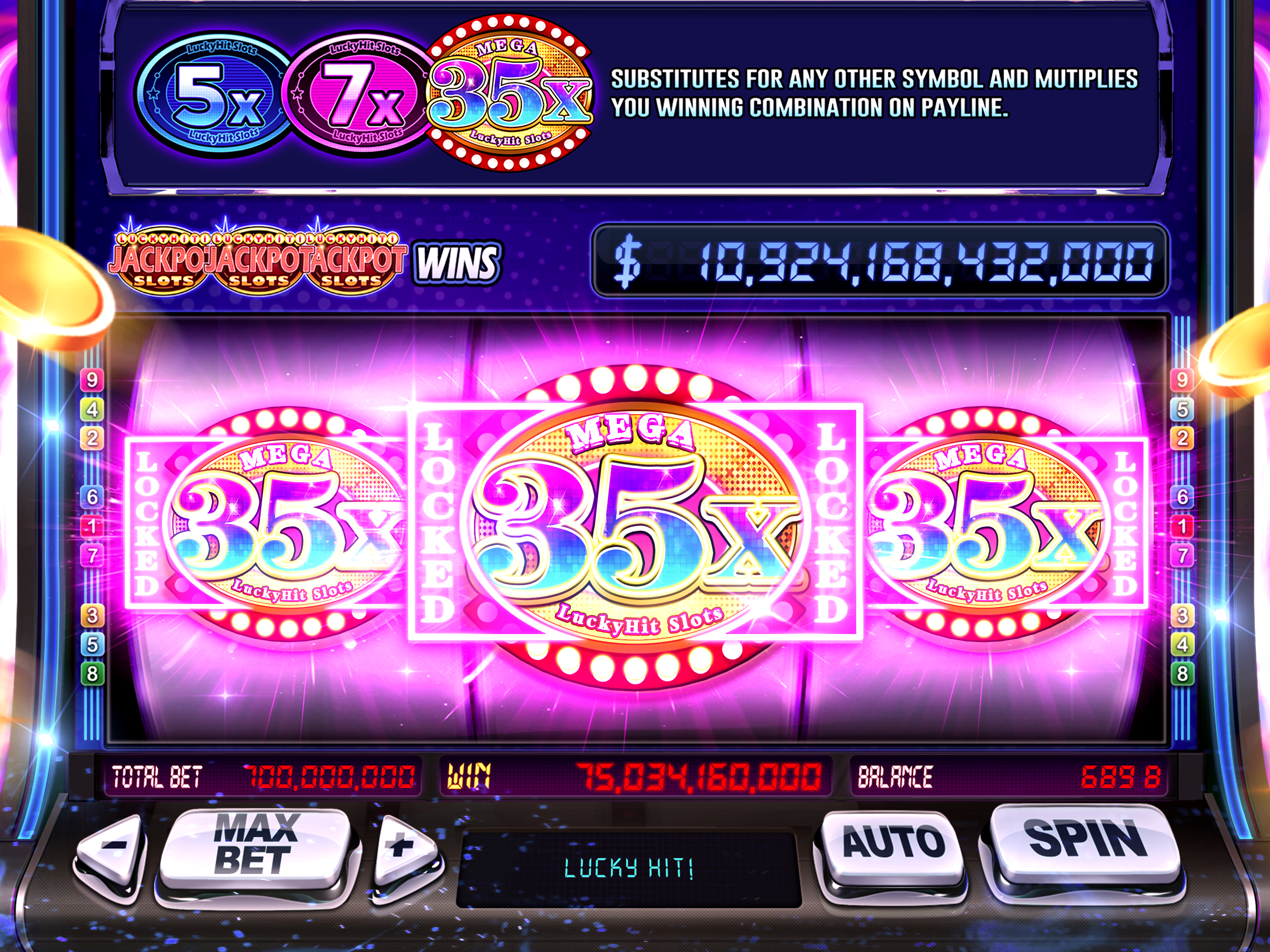 Lucky Hit Classic Casino Slots screenshot 8
