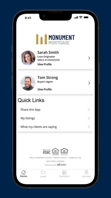 Monument Mortgage, LLC Screenshot