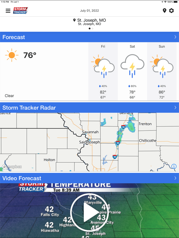 Screenshot #4 pour Storm Tracker NOW