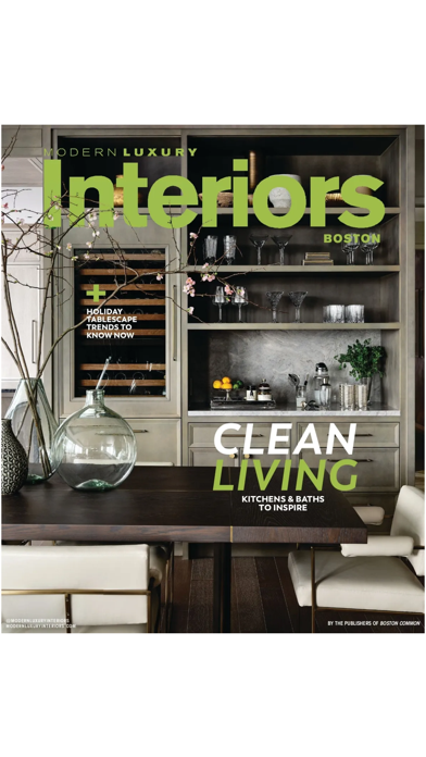 Modern Luxury Interiors Boston Screenshot