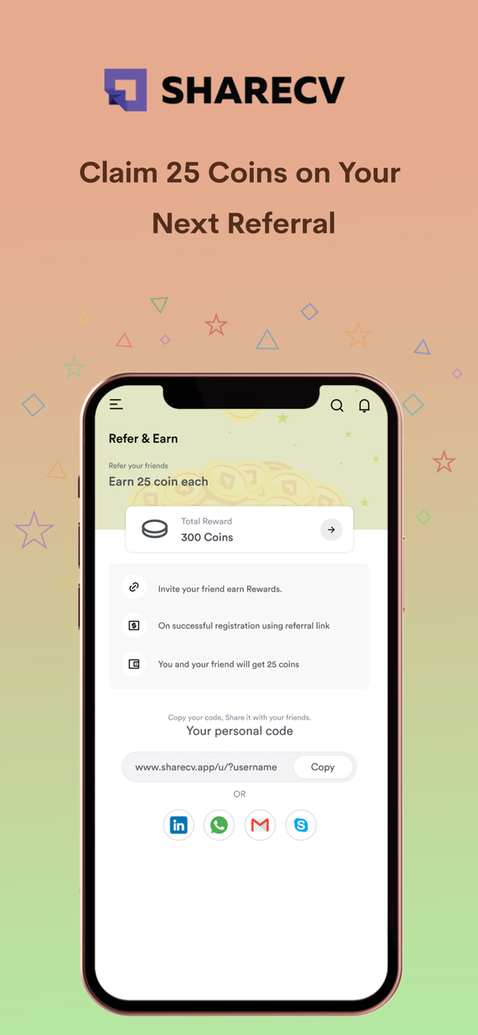 Share CV Website Resume Maker