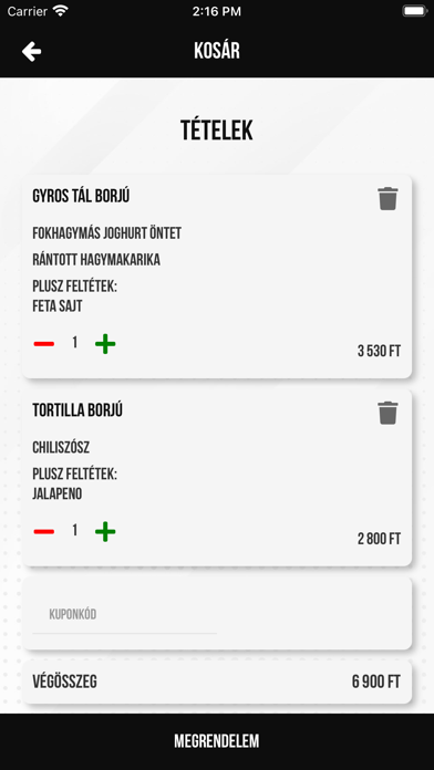 KORZÓ Kebab és Fagyizó Screenshot