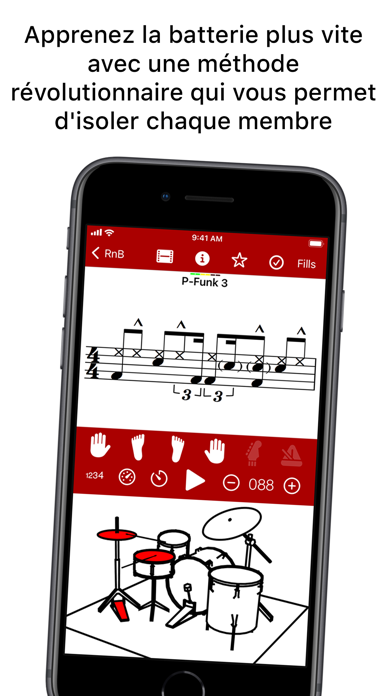 Screenshot #1 pour Drum School