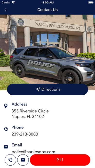 Naples Police Department Screenshot