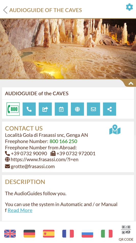 #2. Audio guides Frasassi Caves (iOS) 由: Pix S.R.L