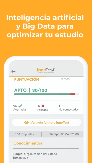 InnoTest Administrativo Estado Screenshot