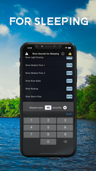 River Sounds for Sleeping Screenshot