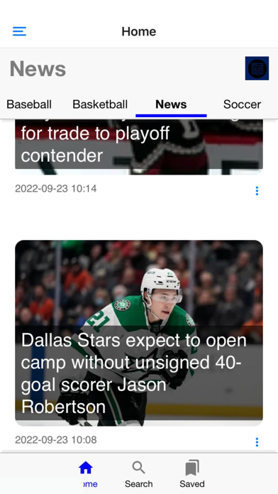 The Fan Sports News Screenshot
