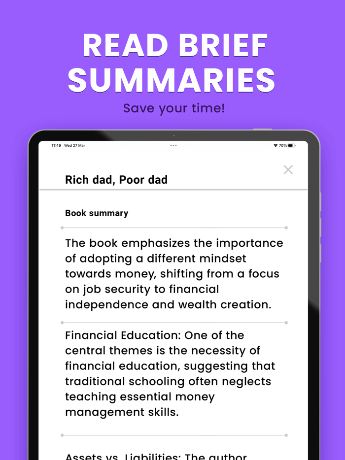 Book AI 15 min book summaries