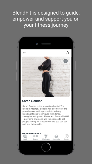 BlendFit App Screenshot