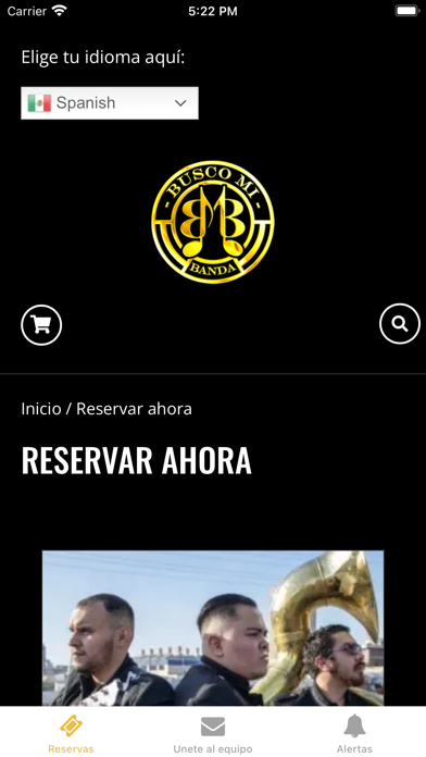 BuscoMiBanda Screenshot