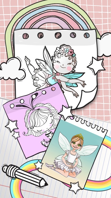 Ballerina Coloring Book Games Screenshot