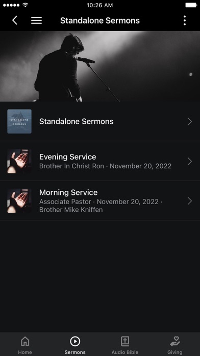 Second Baptist Church WF Screenshot