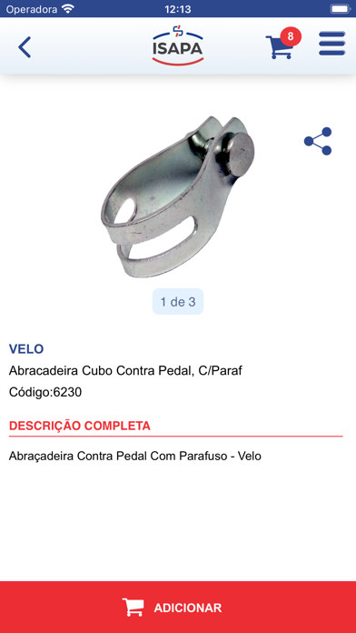 Isapa Bicicleta - Catálogo Screenshot