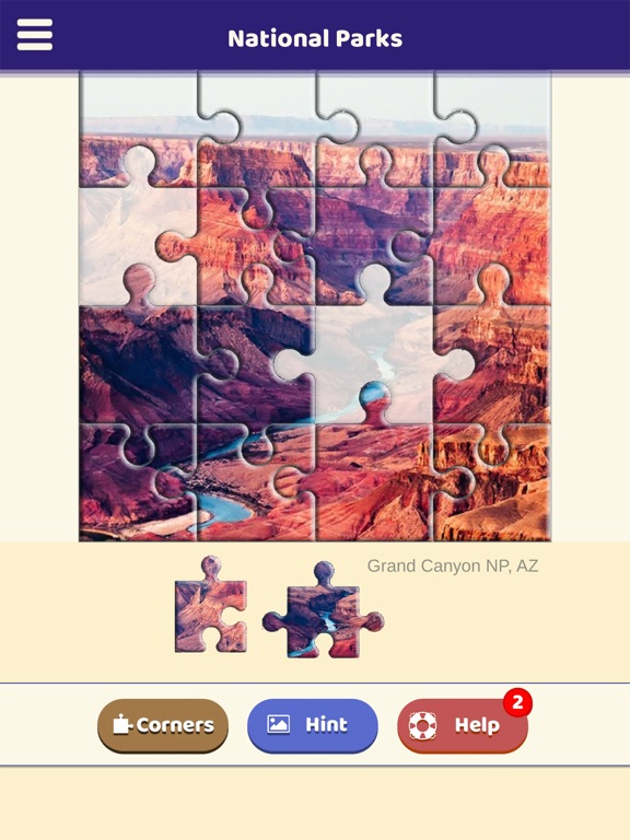 National Parks Puzzle screenshot 2