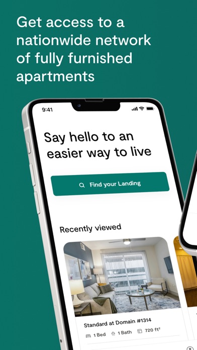 Landing: Furnished Apartments Screenshot