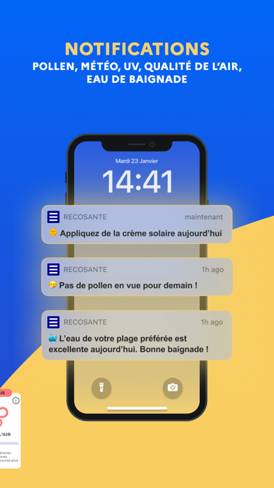 Recosanté - Qualité Air & Eau Screenshot