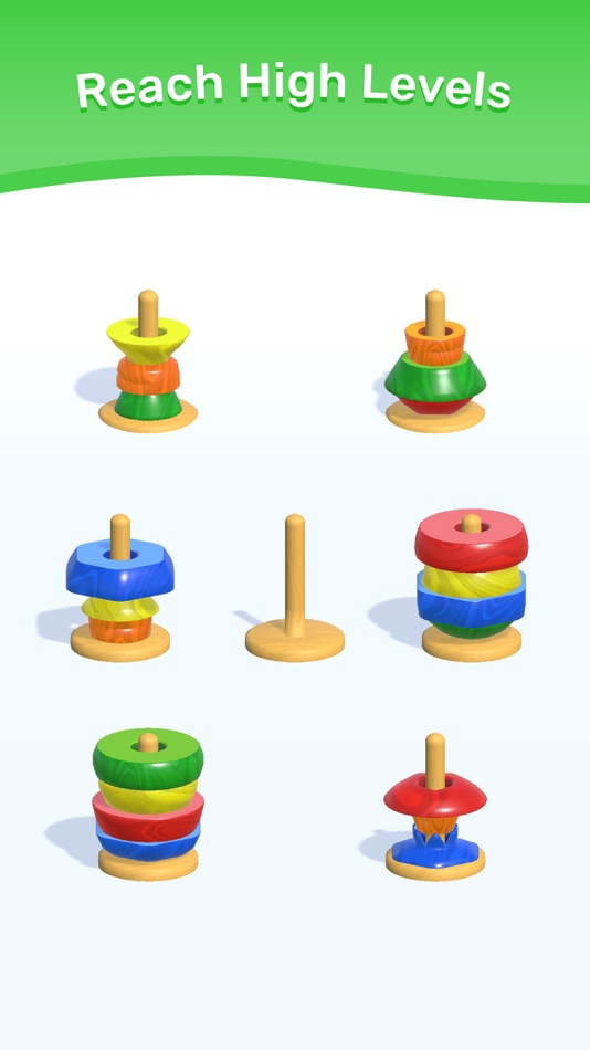 #6. Wood Sort (iOS) 由: Samet Ersan