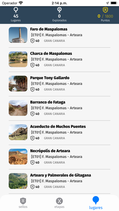 Camino Santiago entre volcanes Screenshot
