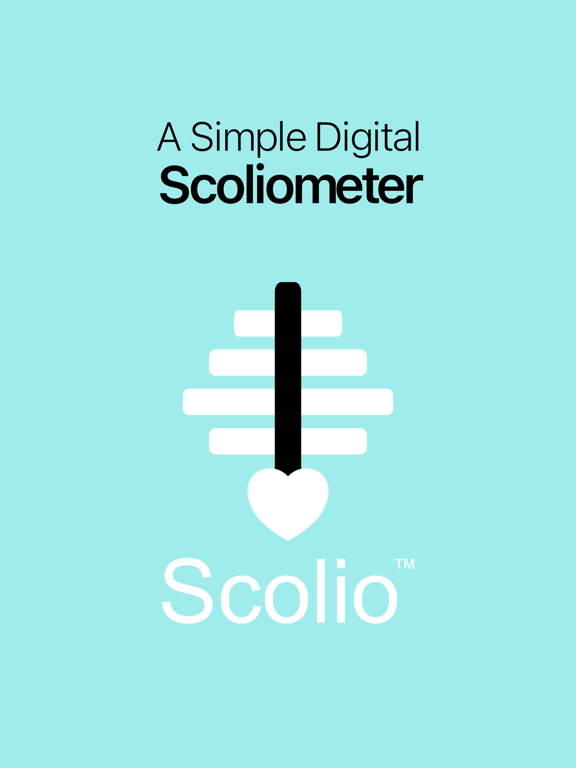 Scolio - Digital Scoliometer iPad screenshot 1 - Medical app