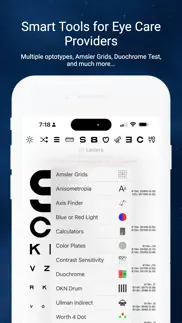 eye chart iphone screenshot 1