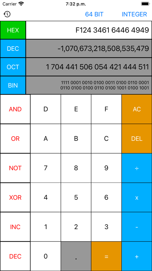 #4. Programmer Calculator Pro (iOS) 由: Juan Bustos