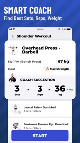 Gym Workout Planner & Gym Log screenshot