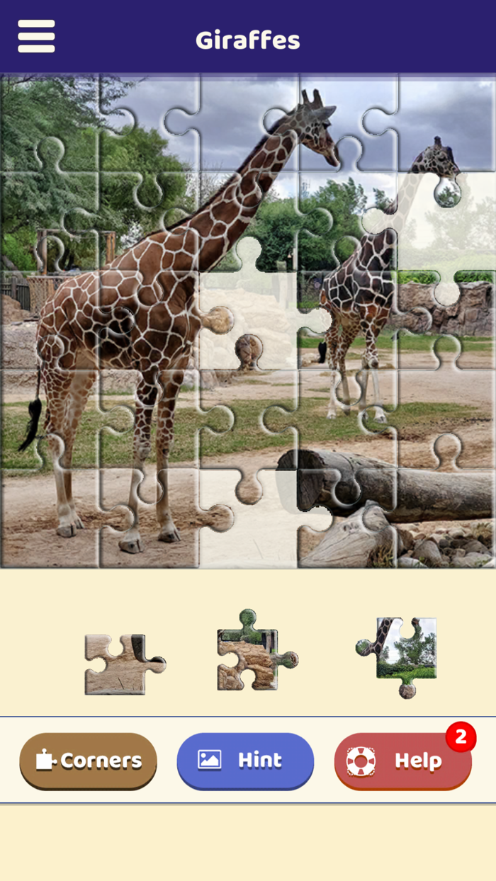 Giraffe Love Puzzle