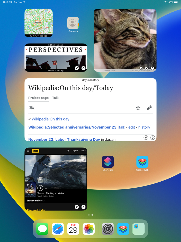 Widget Web