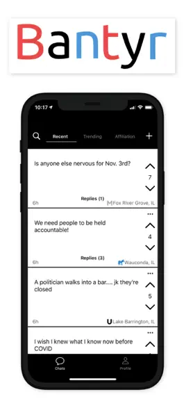 Game screenshot Bantyr: Chat News & Politics + mod apk