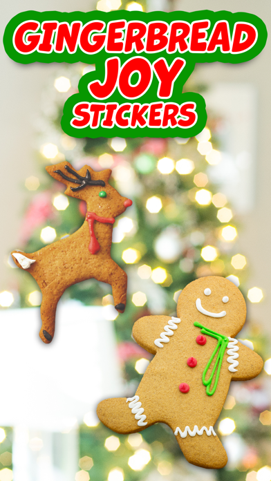 Screenshot #2 pour Gingerbread Joy Stickers