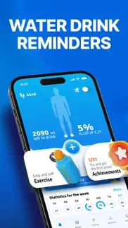 heart rate & water tracker app iphone screenshot 4