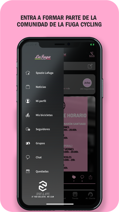 LaFuga Cycling Screenshot