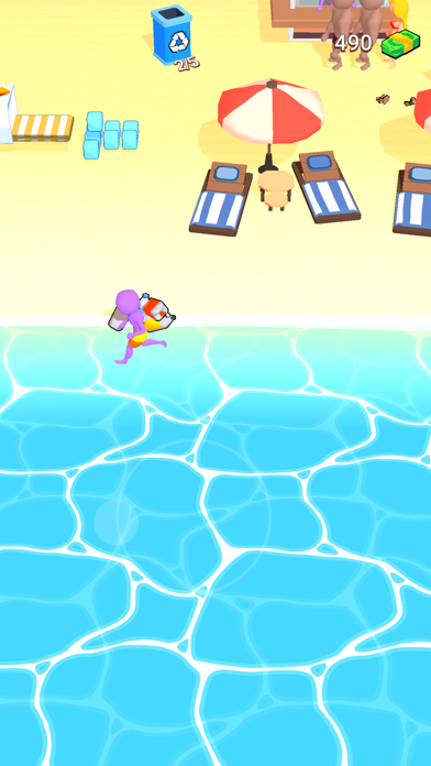 Beach Land Idle Screenshot