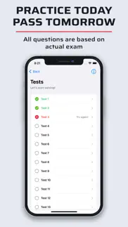rhode island dmv practice test iphone screenshot 2