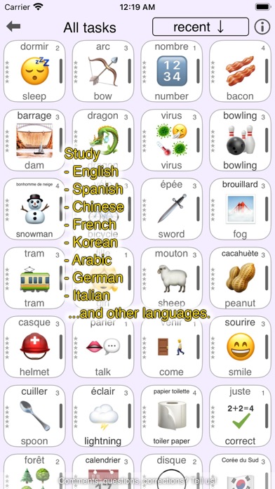 Words Pro - learn languages Screenshot